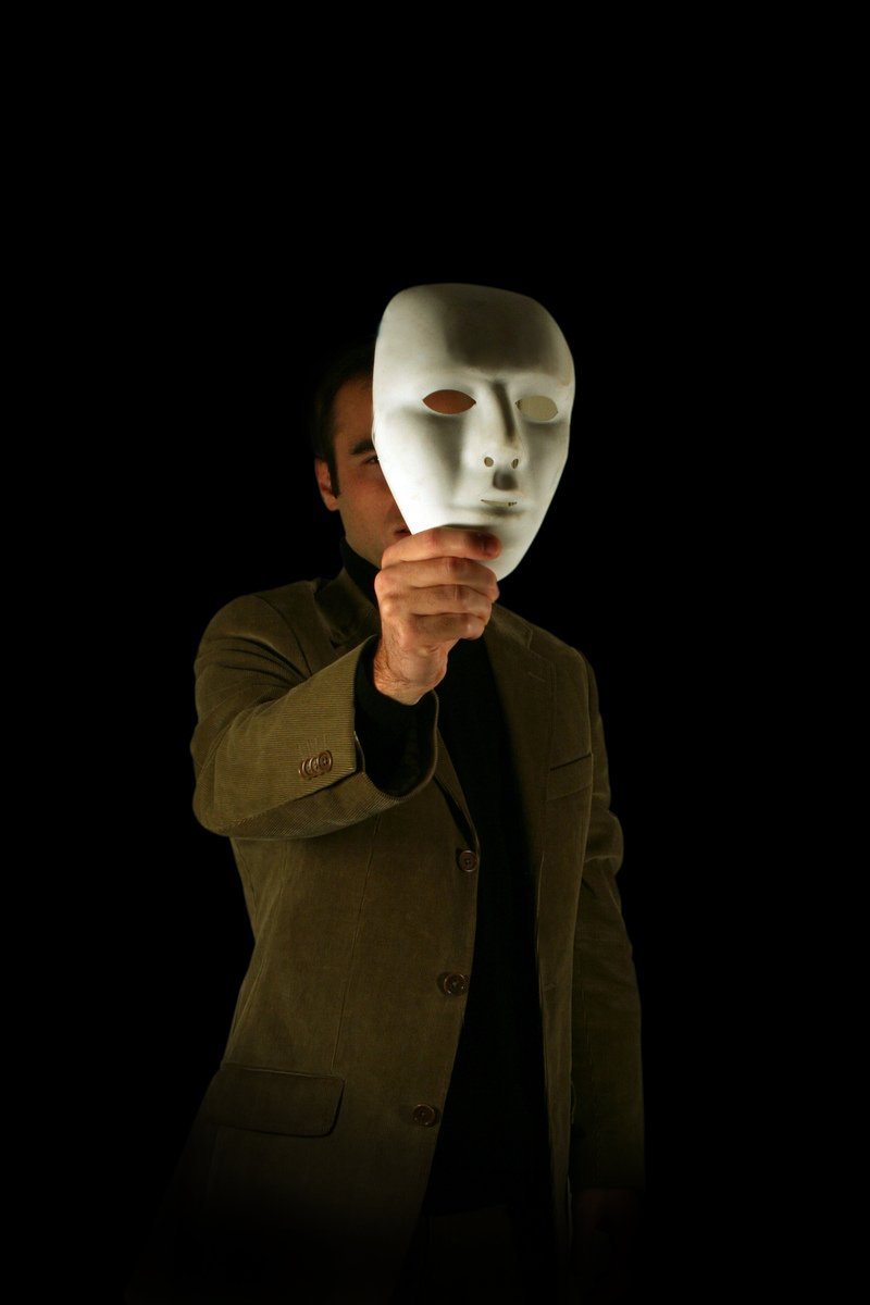 Hiding behind a mascarade mask