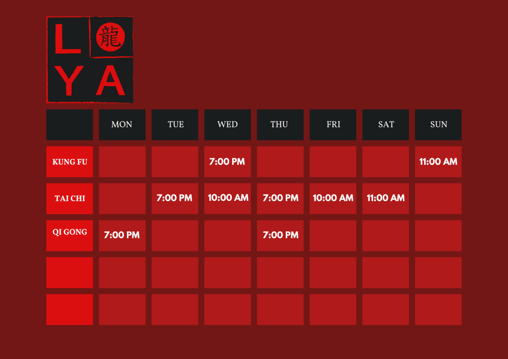 shaolin timetable(1)